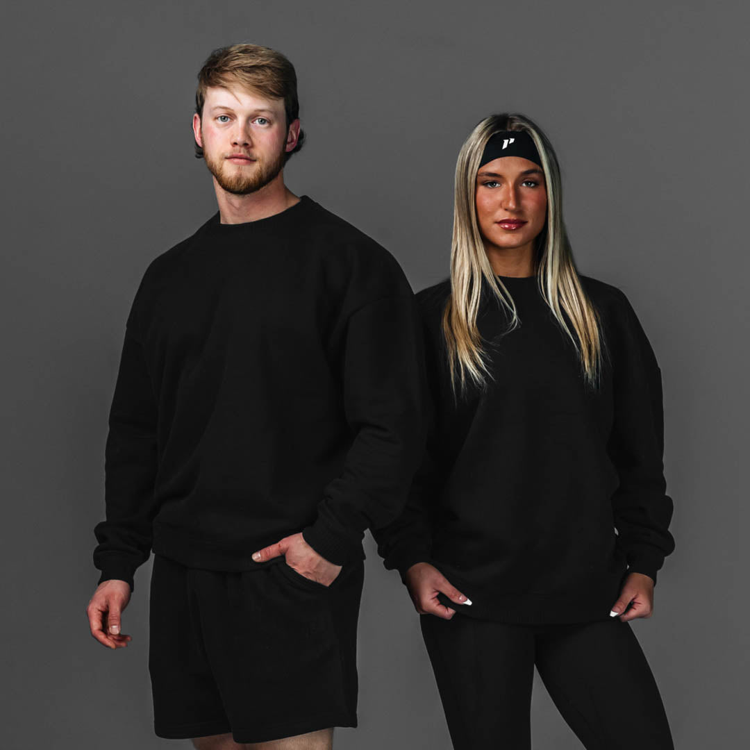 1stPhorm_Apparel_Mens_Crewneck_CollegiateCloudOversizedCrewneck_Black_0001
