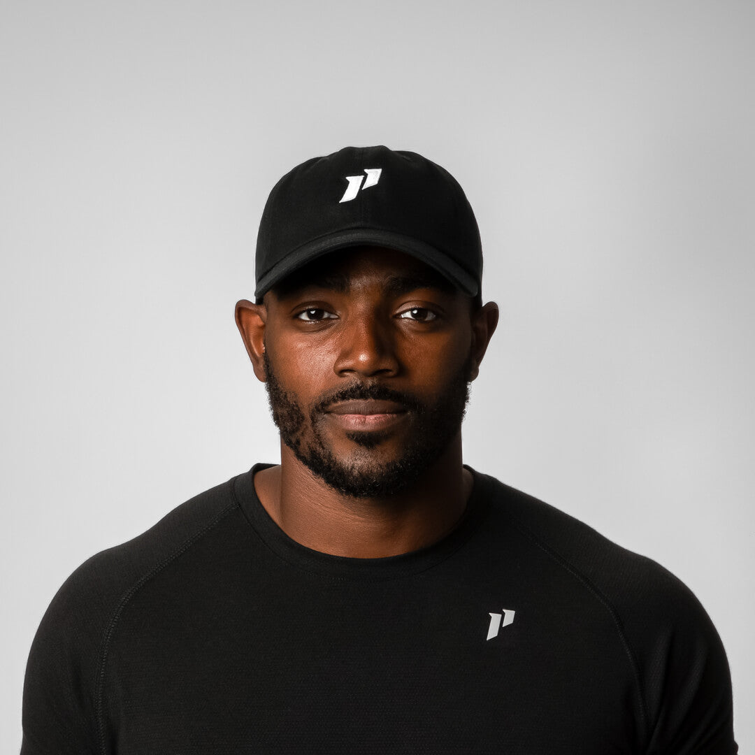 1stPhorm_Crest_Dad_Cap_Black_Front_A